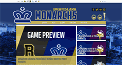 Desktop Screenshot of monarchs.sk