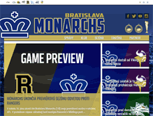 Tablet Screenshot of monarchs.sk
